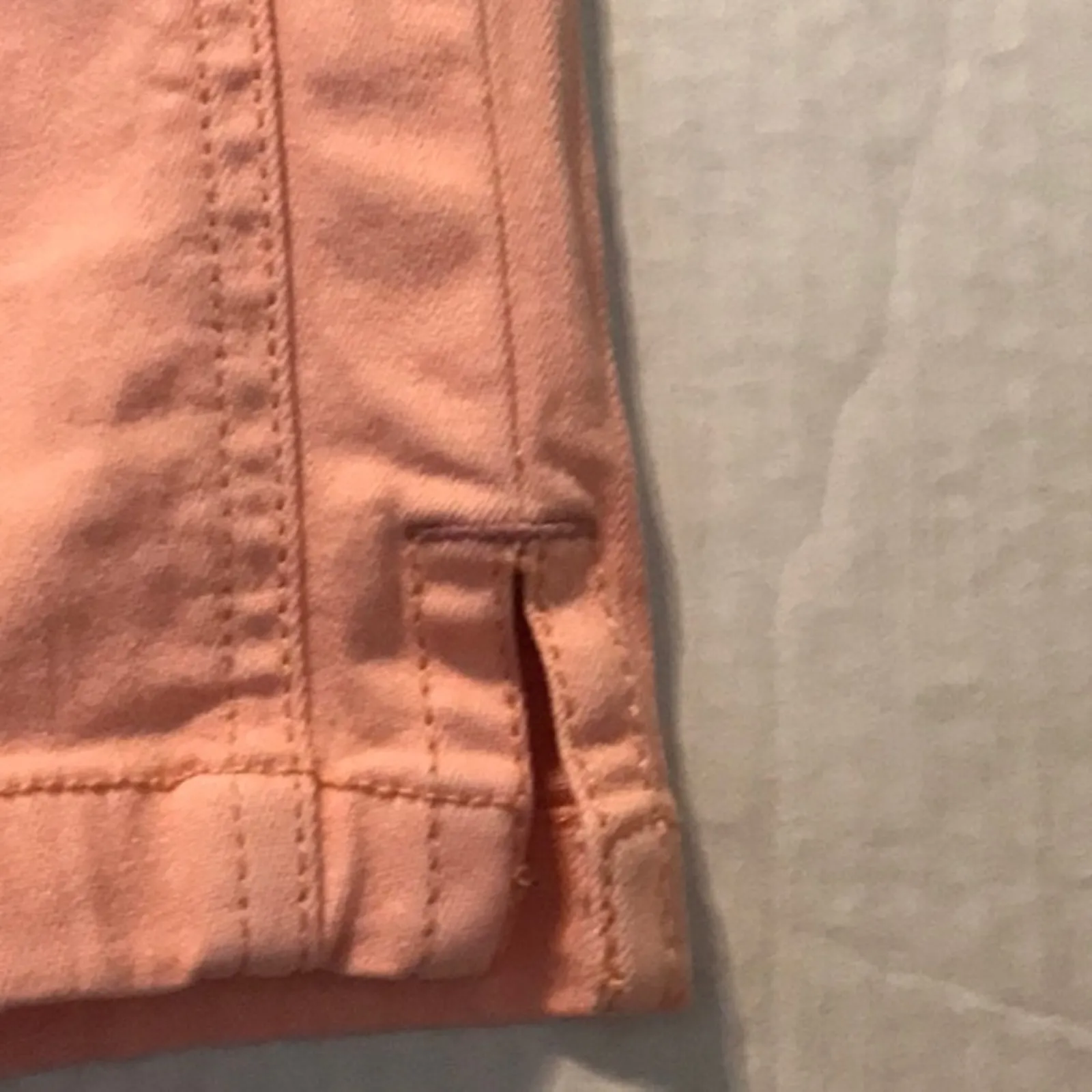 Pilcro & the Letterpress Stet Peach Cropped Ankle 27 Dopamine Boho Classic - Image 5