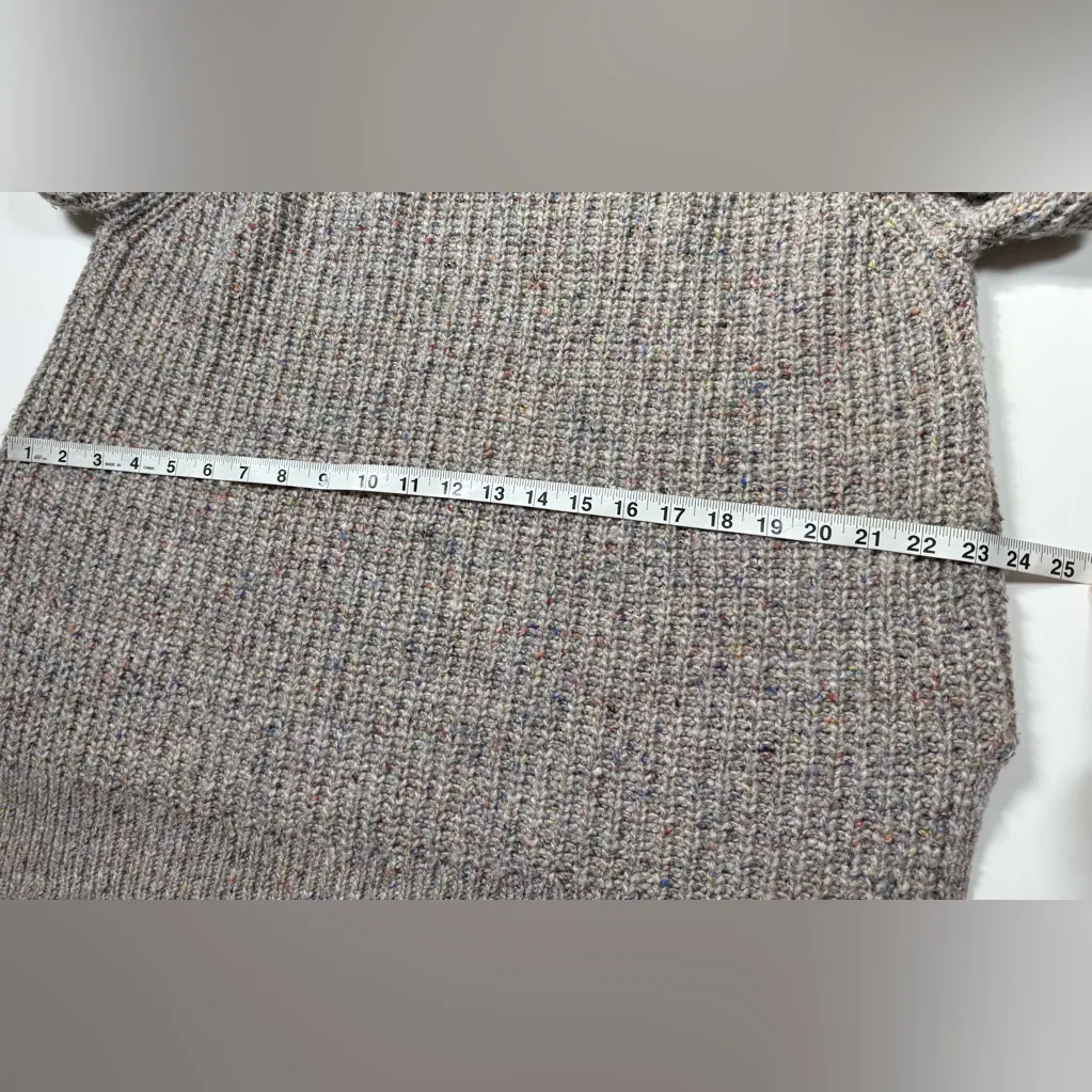 Madewell Colorfleck Ribbed Turtleneck Sweater 🎨🍂🪾 - Image 6