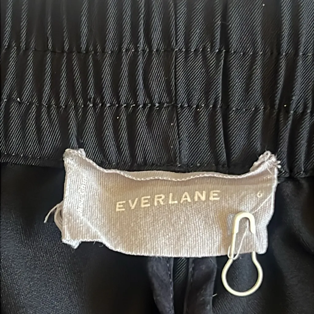 Everlane  100% Wool Pull-On Trousers‎ Black Size 6 - Image 3