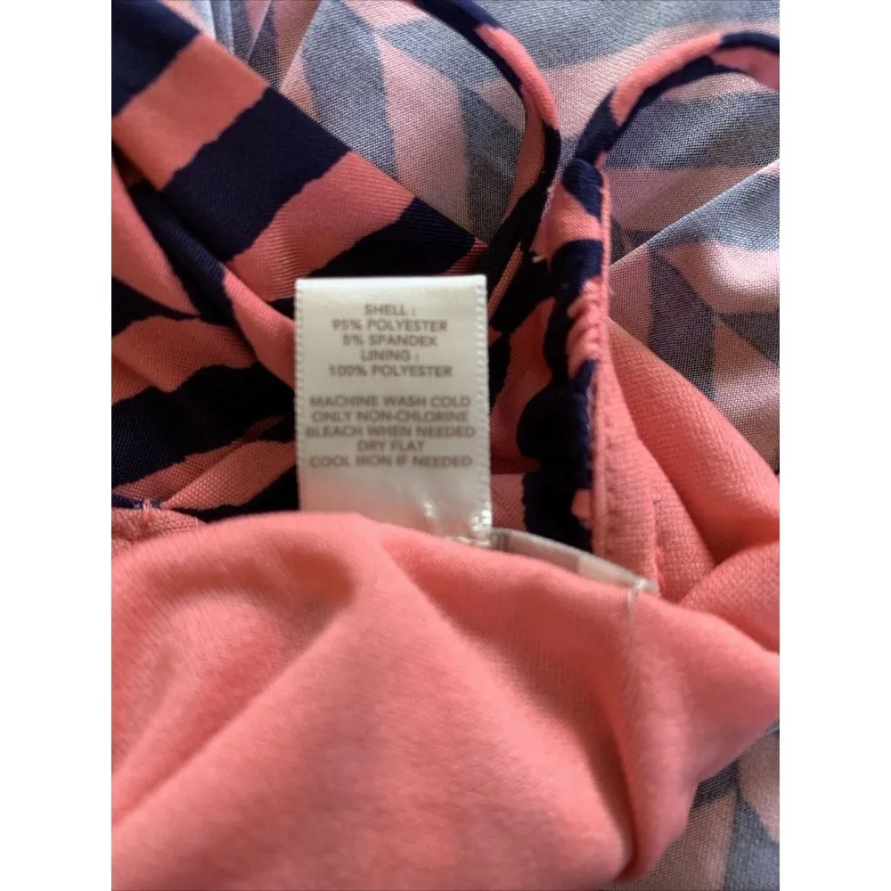 Ann Taylor LOFT Pink Blue Stripe Maxi Sun Dress Large Sleeveless RARE GORGEOUS - Image 10