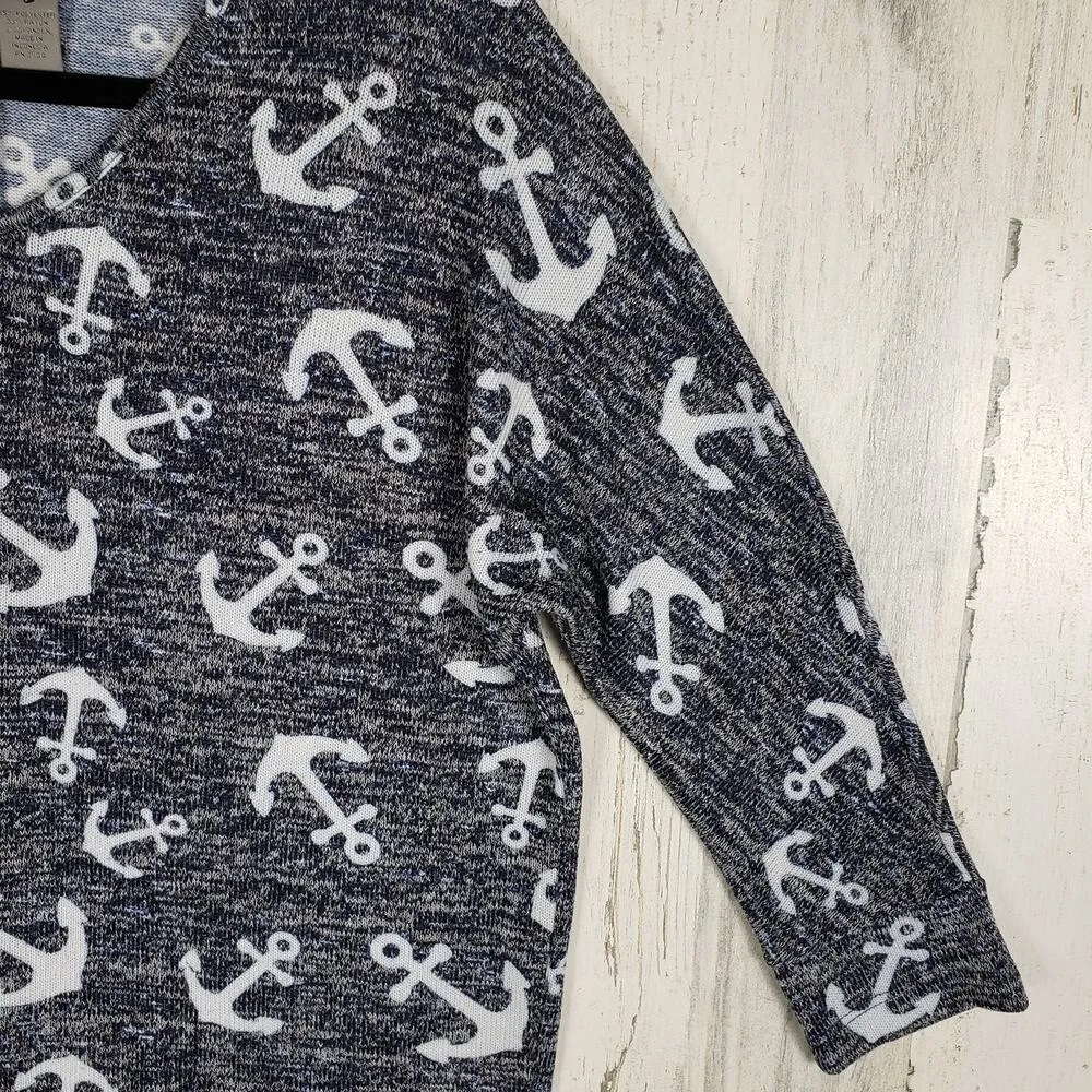 New Directions Weekend Anchor 3/4 Sleeve V - Image 4