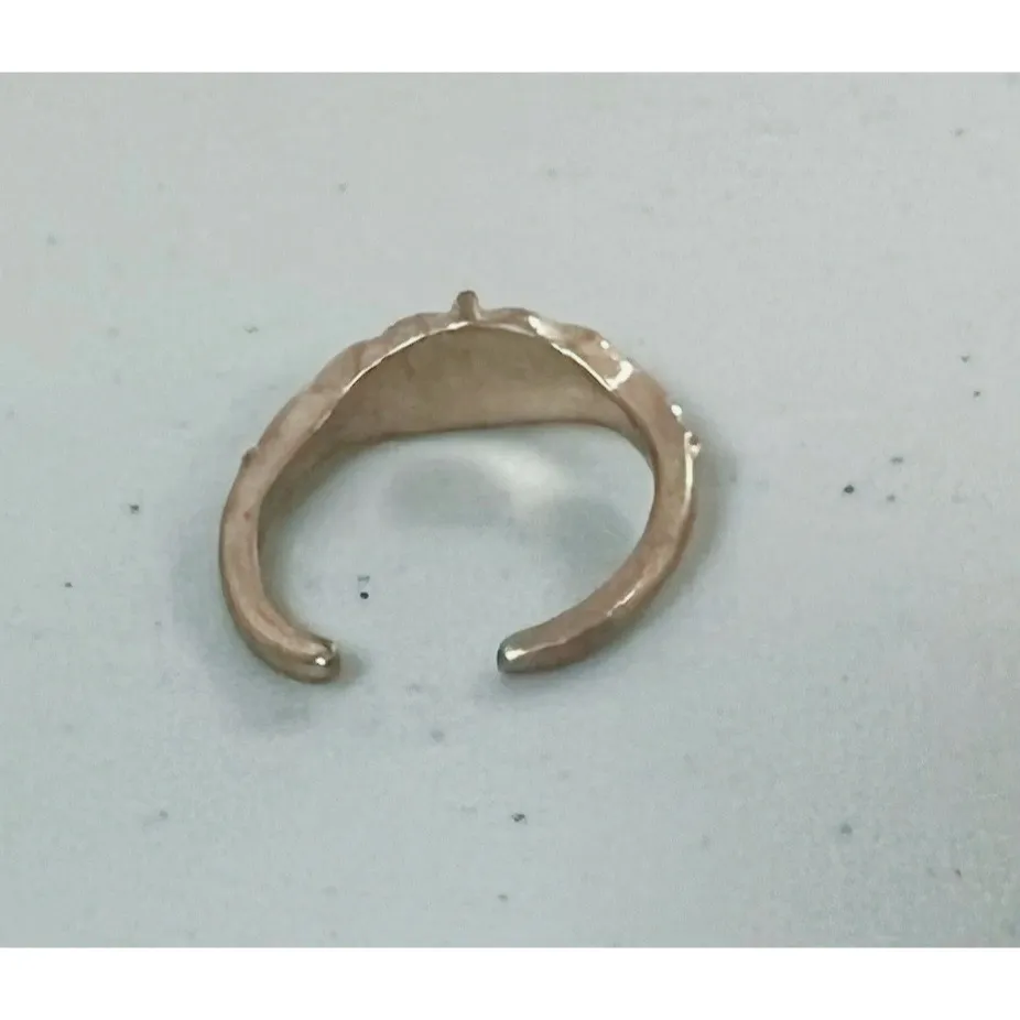 Gold Floral Diamond Adjustable Toe Ring Jewelry 🌼✨ - Image 2