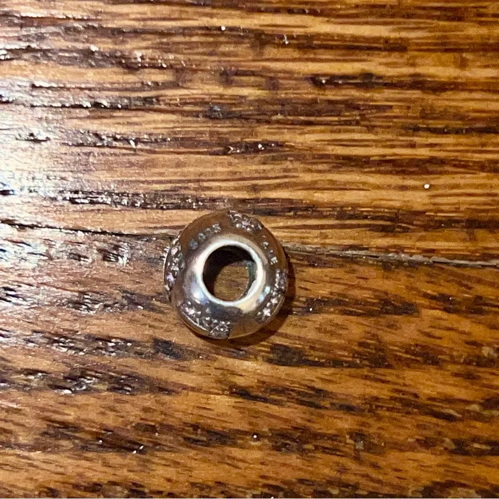 Authentic Pandora 791196PCZ Surrounded By Love Pink CZ W/ Heart Bead Charm - Image 6