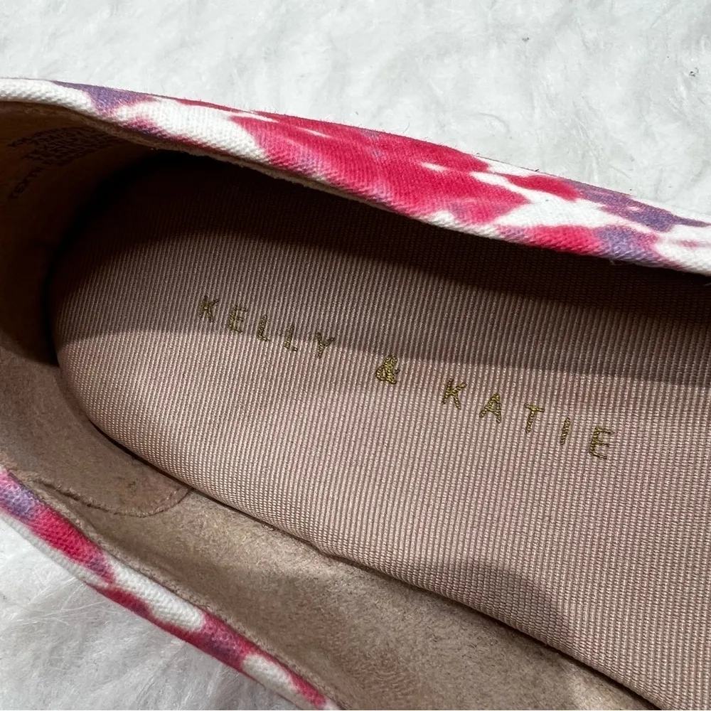 Kelly & Katie Pirasso Flats Pink Lavendar Tie-dye Pastel 7 - Image 10