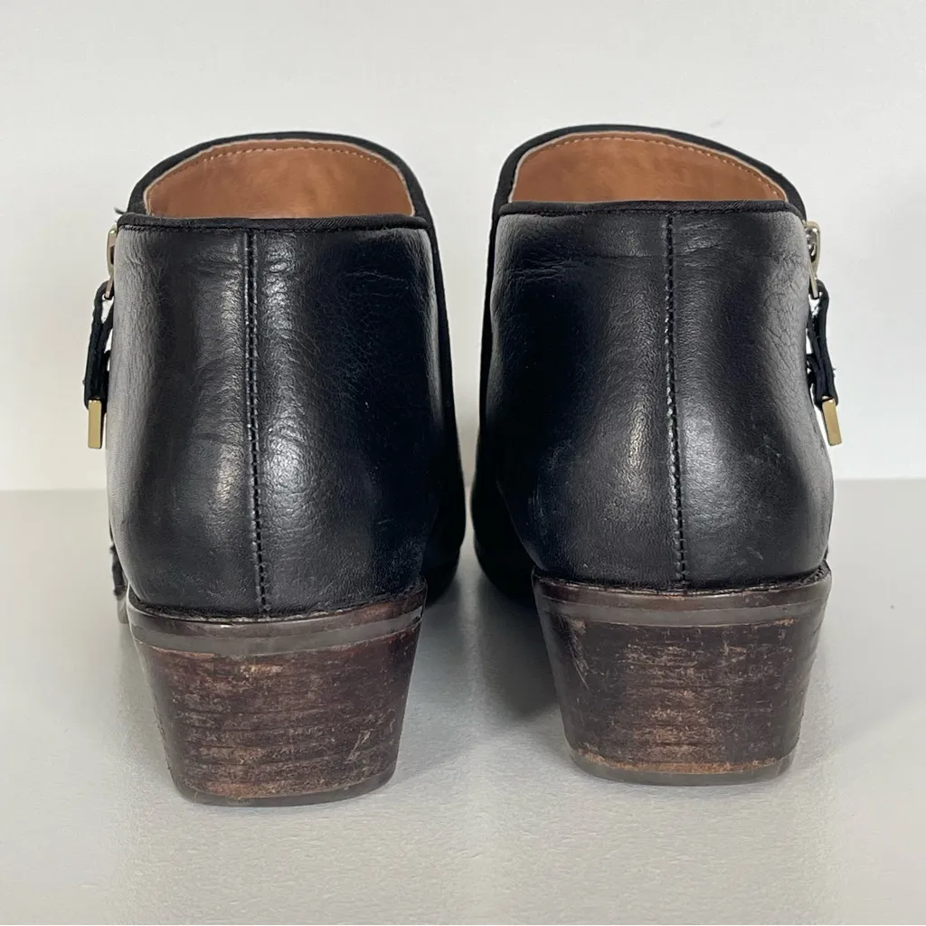 Vionic  Joy Jolene Black Leather Ankle Boots - 7.5 - Image 6