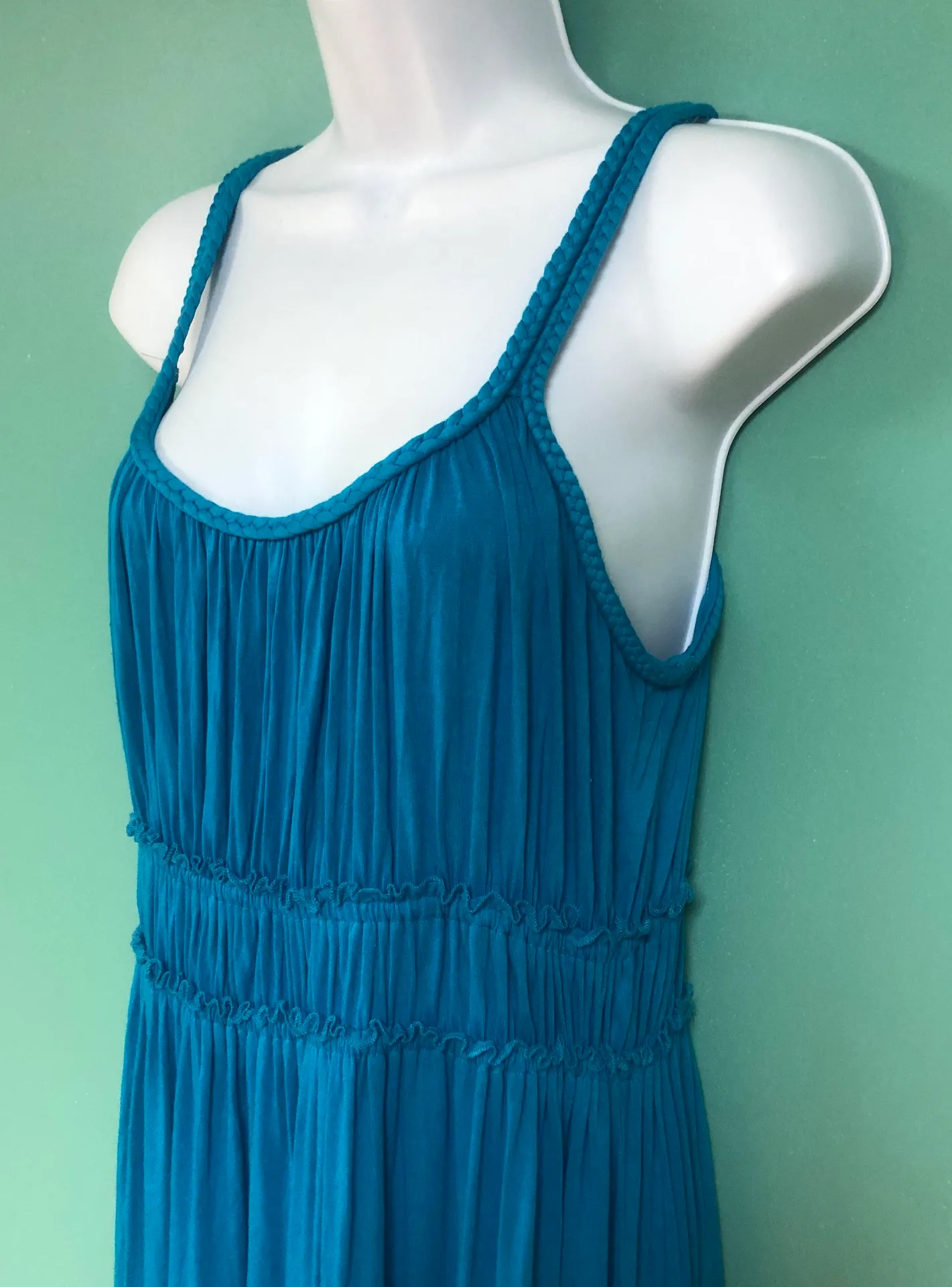 Bright Blue Spense Maxi Dress Size L - Image 7