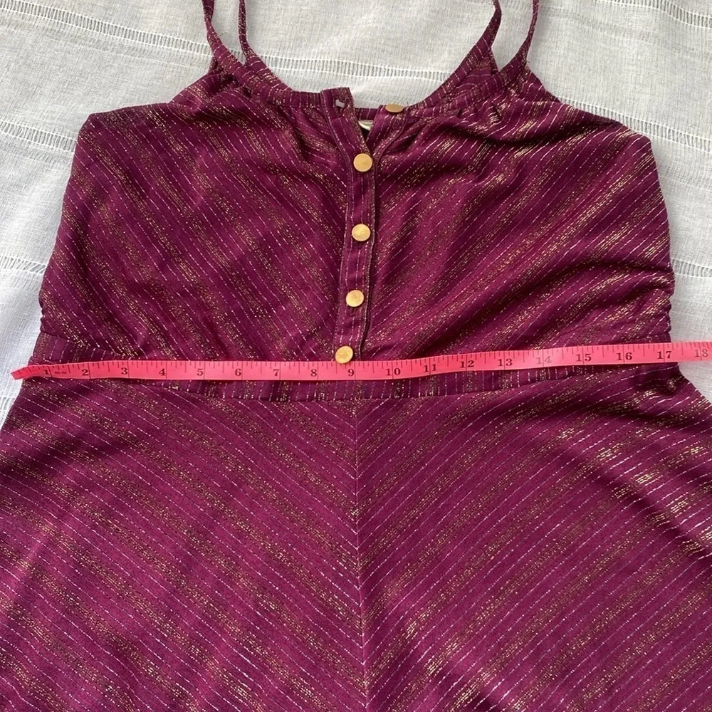 Vintage sparkle midi dress with spagetti straps. - Image 9