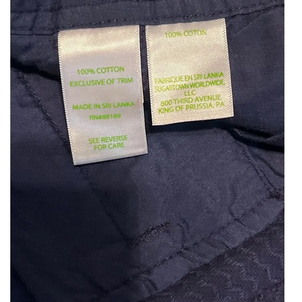 Callahan  Navy Blue Jacquard Short Size 14 - Image 5