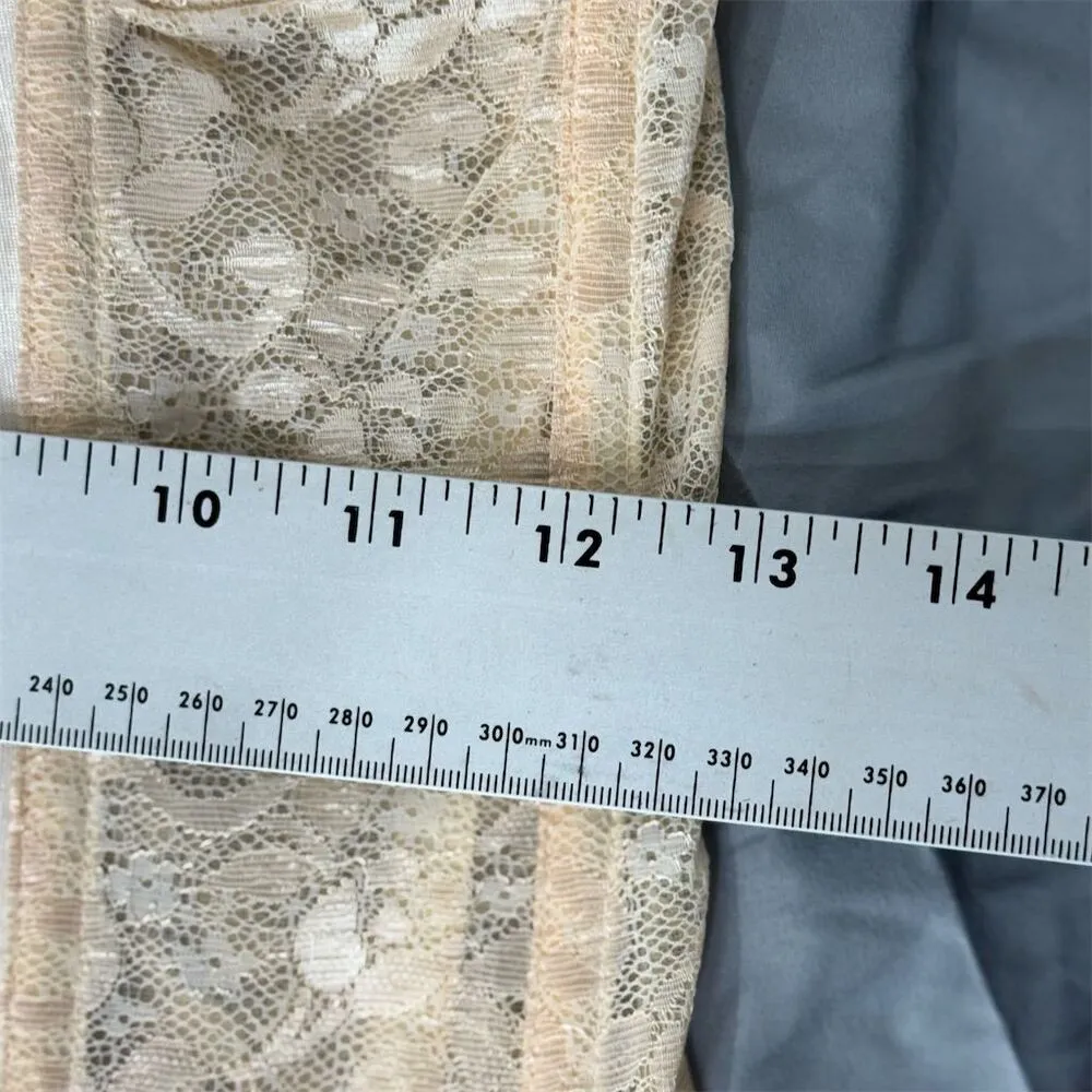 VTG Frederick’s of Hollywood 36C Ivory Lace Satin Bustier Lingerie USA Union Tag - Image 5