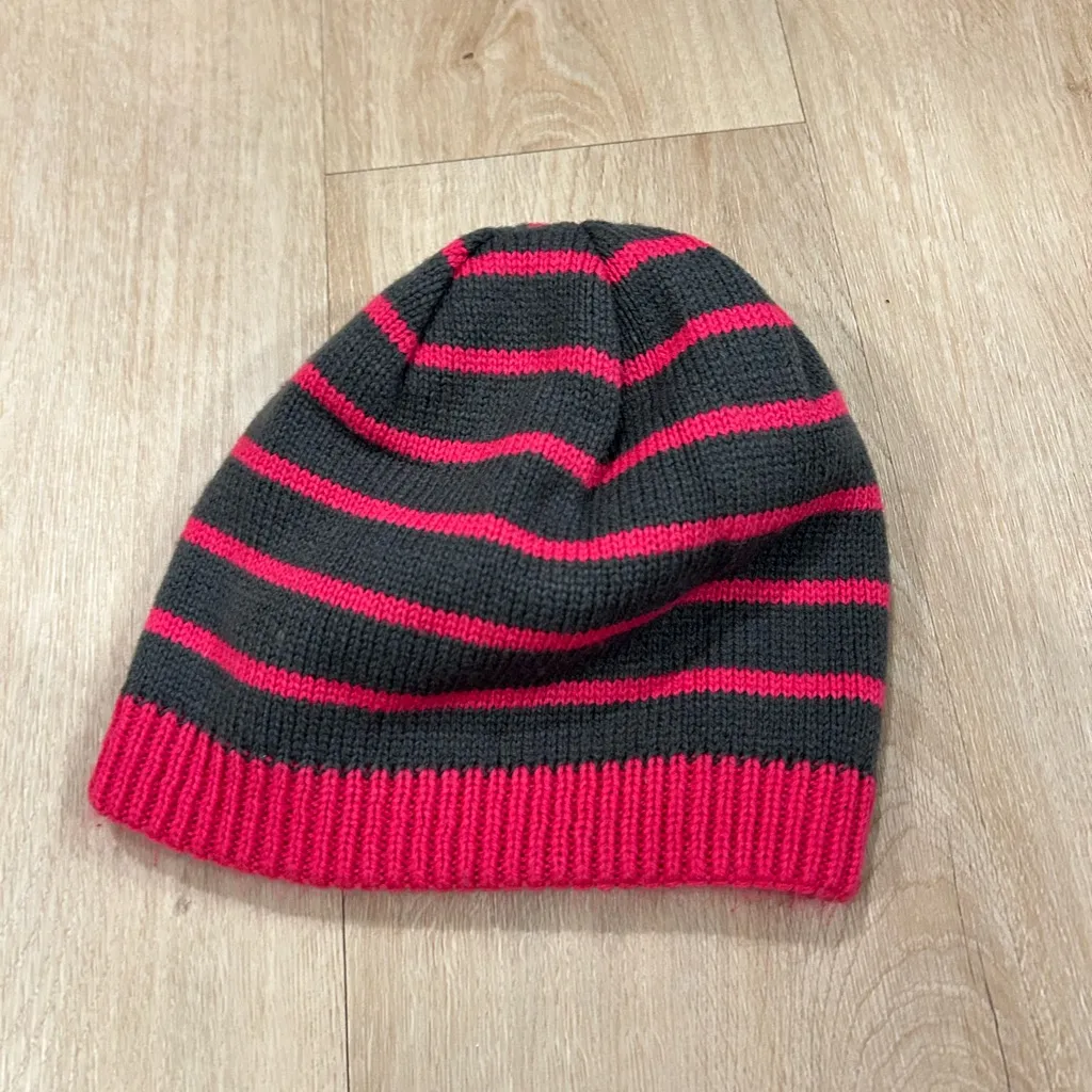 TNF Cable Knit Woven Reversible Beanie OS - Image 4