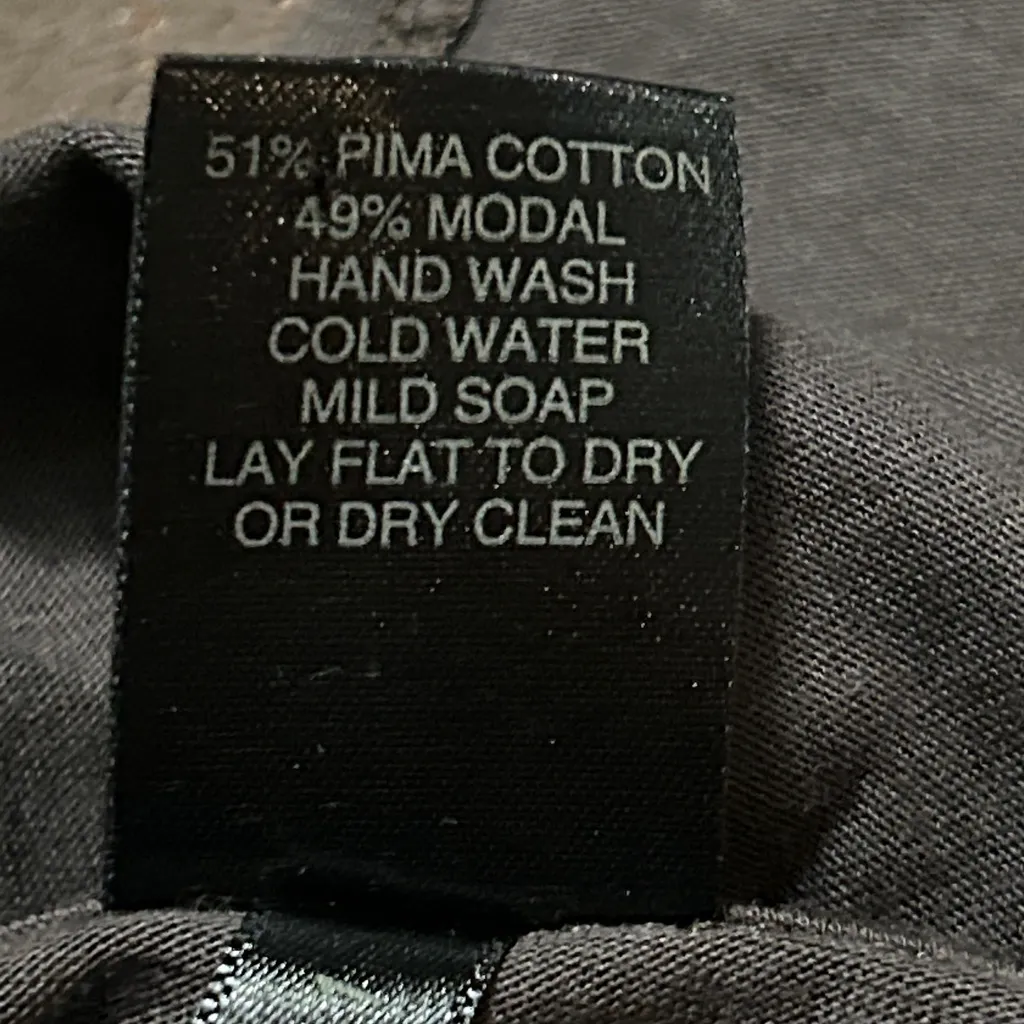 Peruvian Connection Cotton Long Sleeves Tunic‎ Button Shirt Size XL Brown Shell - Image 6