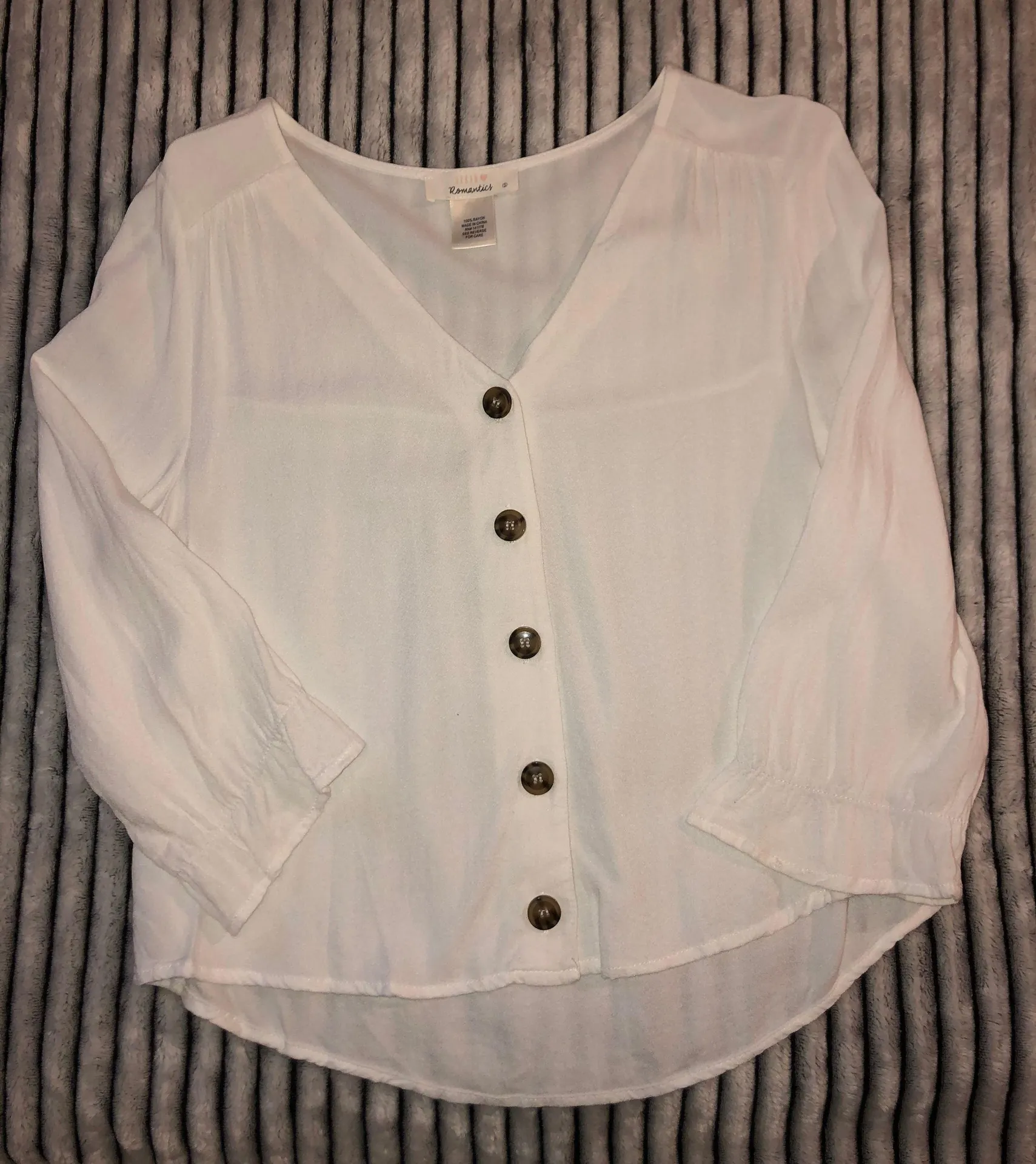 Super Cute White Blouse  - Image 2