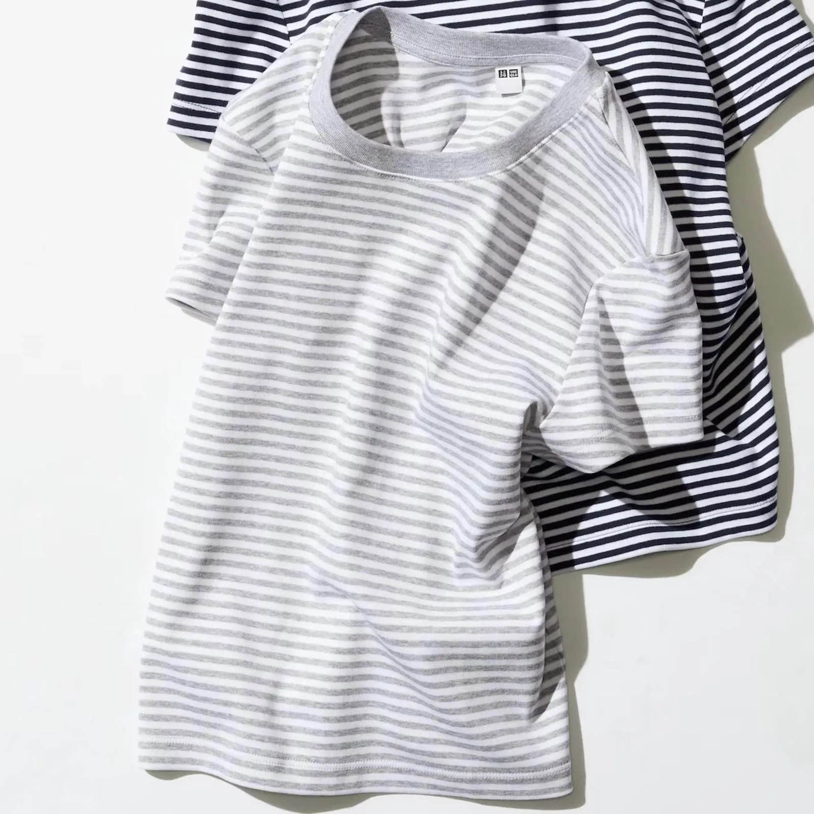 Uniqlo Mini T-Shirt | Striped Baby Tee Gray NWT Size XL - Image 3