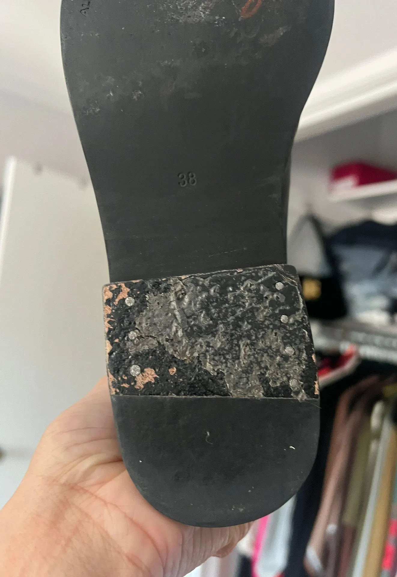 Alexander Wang silver buckle leather round toe ankle Chelsea boots 38 / 8 - Image 11