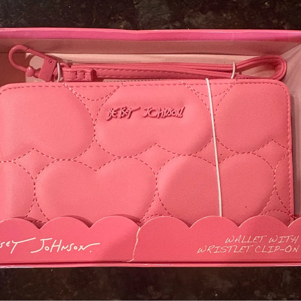 Betsey Johnson Fuchsia Wristlet Clutch
FIRM ON PRICE - Image 2