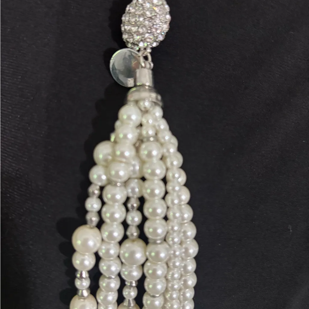 Stunning WHBM Multi-Strand Pearl Statement Necklace – Wear It Two Ways! - Image 4