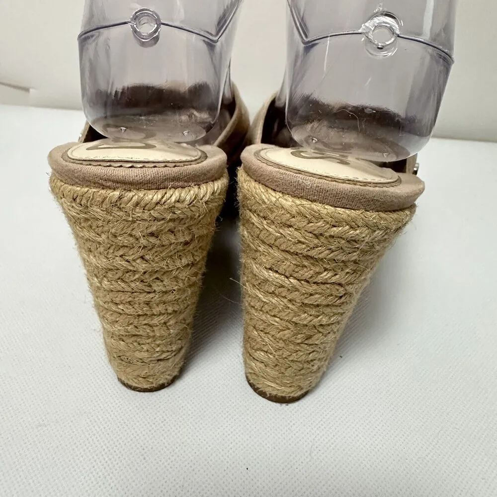 Circus by Sam Edelman sandals Womens 9 Bea Espadrille Wedge Open toe shoes - Image 4