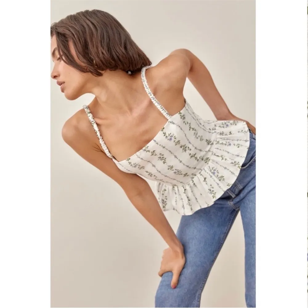 Reformation  linen top NWT - Image 4