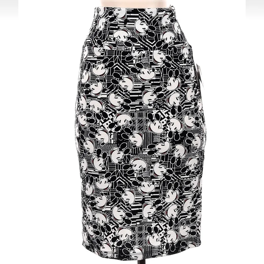 LuLaRoe Disney Limited Edition Mikey Mouse Cassie Pencil Skirt Size XS NWT - Image 6