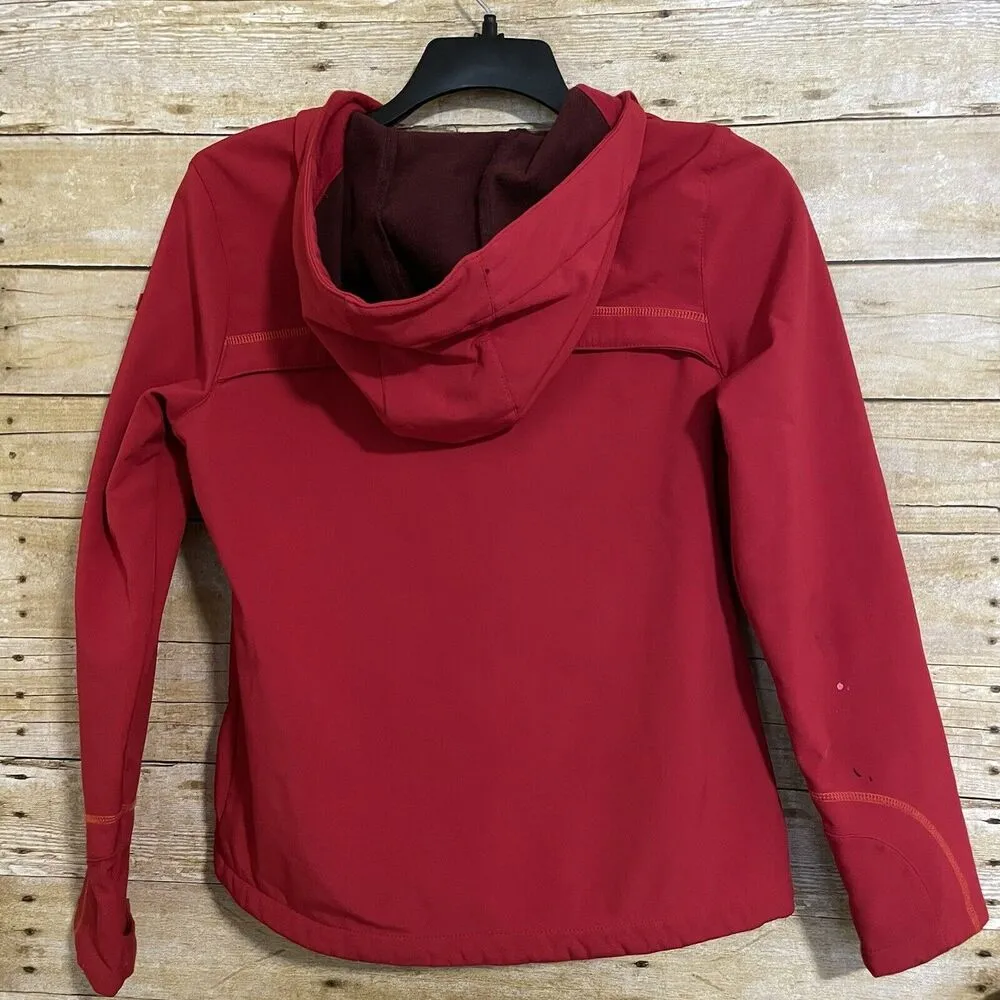 32 Degrees Women's Red Waterproof Hooded Softshell Jacket - Size Small - Zipper - Image 4