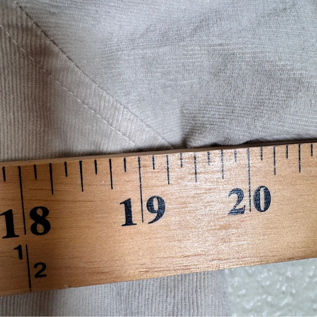 Cut Loose Beige Micro Corduroy Shaket Jacket Womens M Lagenlook Casual Buttons Size M - Image 4