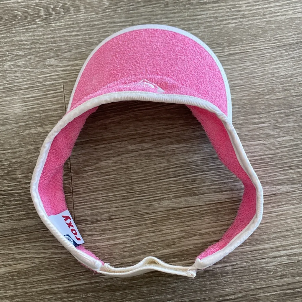 Roxy surf y2k visor hat pink terrycloth - Image 7
