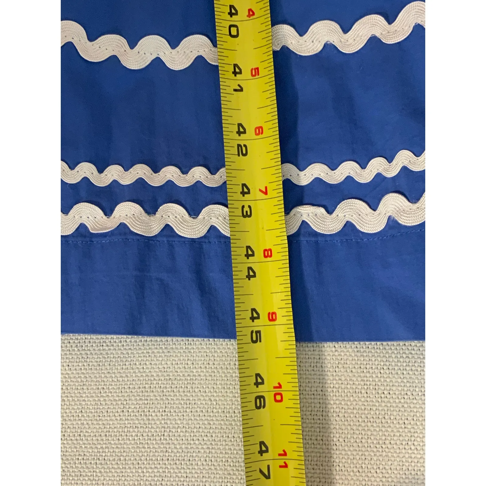 En Saison Smocked Sun Dress size small‎ Blue - Image 9