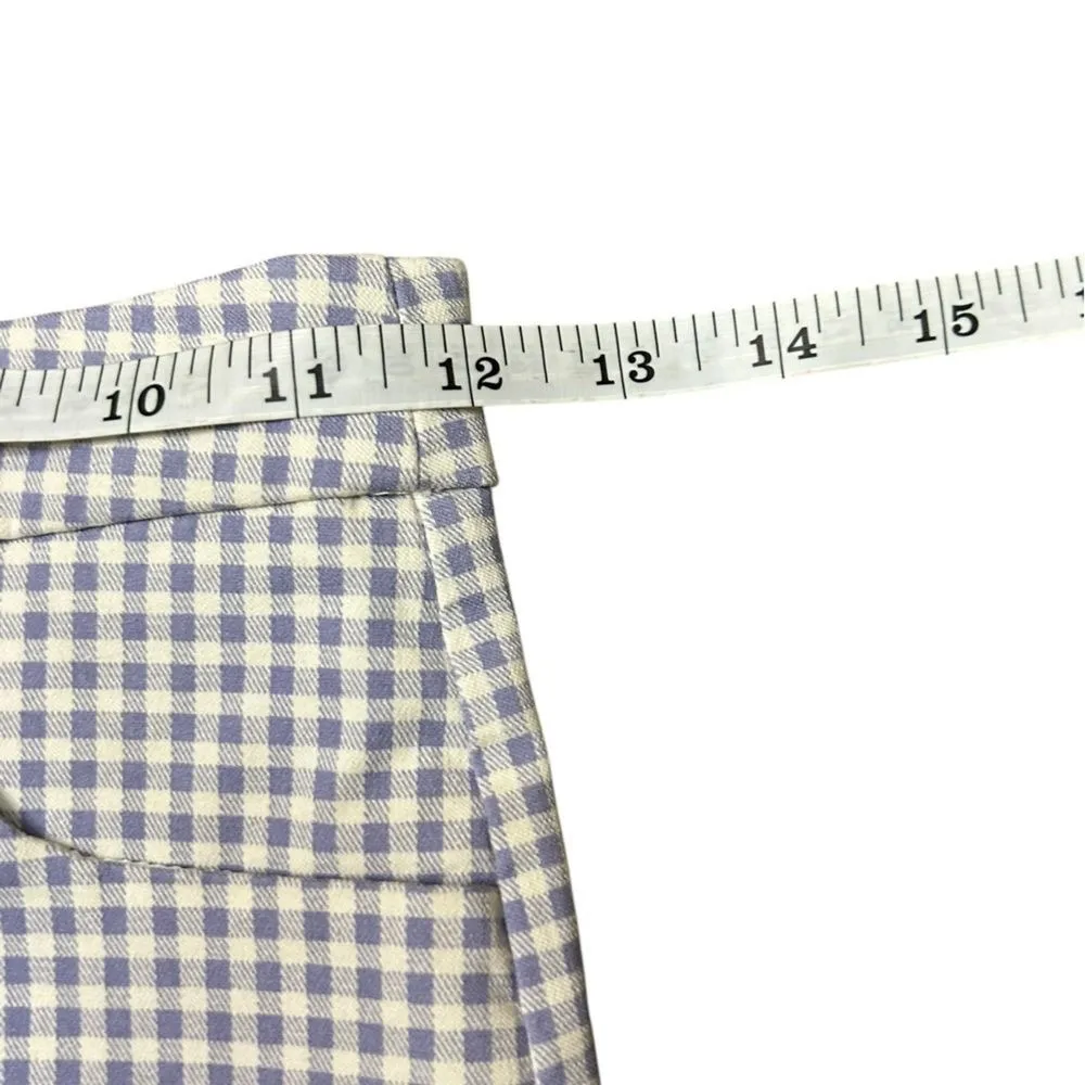 Forever 21 purple gingham‎ skirt size S - Image 4