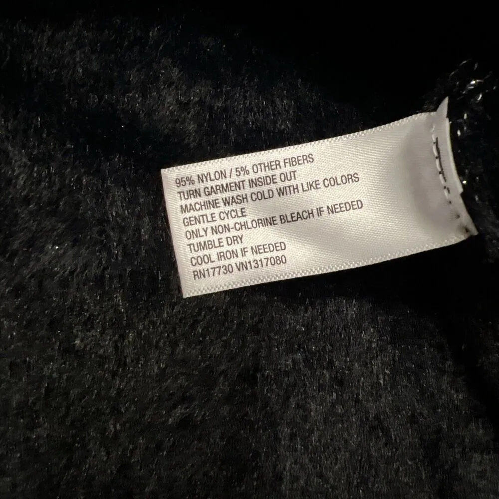 Wild Fable Turtleneck Sparkle Boxy Pullover Sweater - Black Women's L New - Image 7