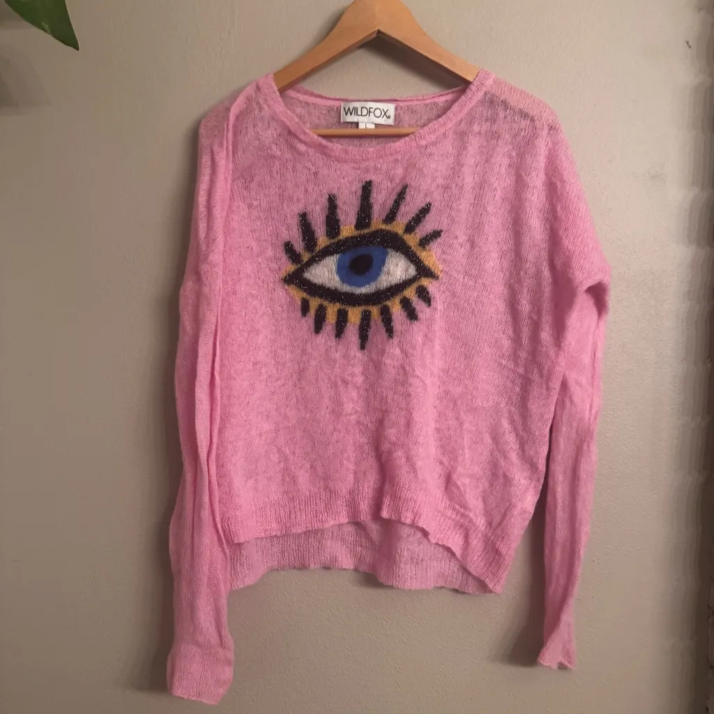 WILDFOX Eye See You Genesis Alpaca-Blend Sweater - Image 2