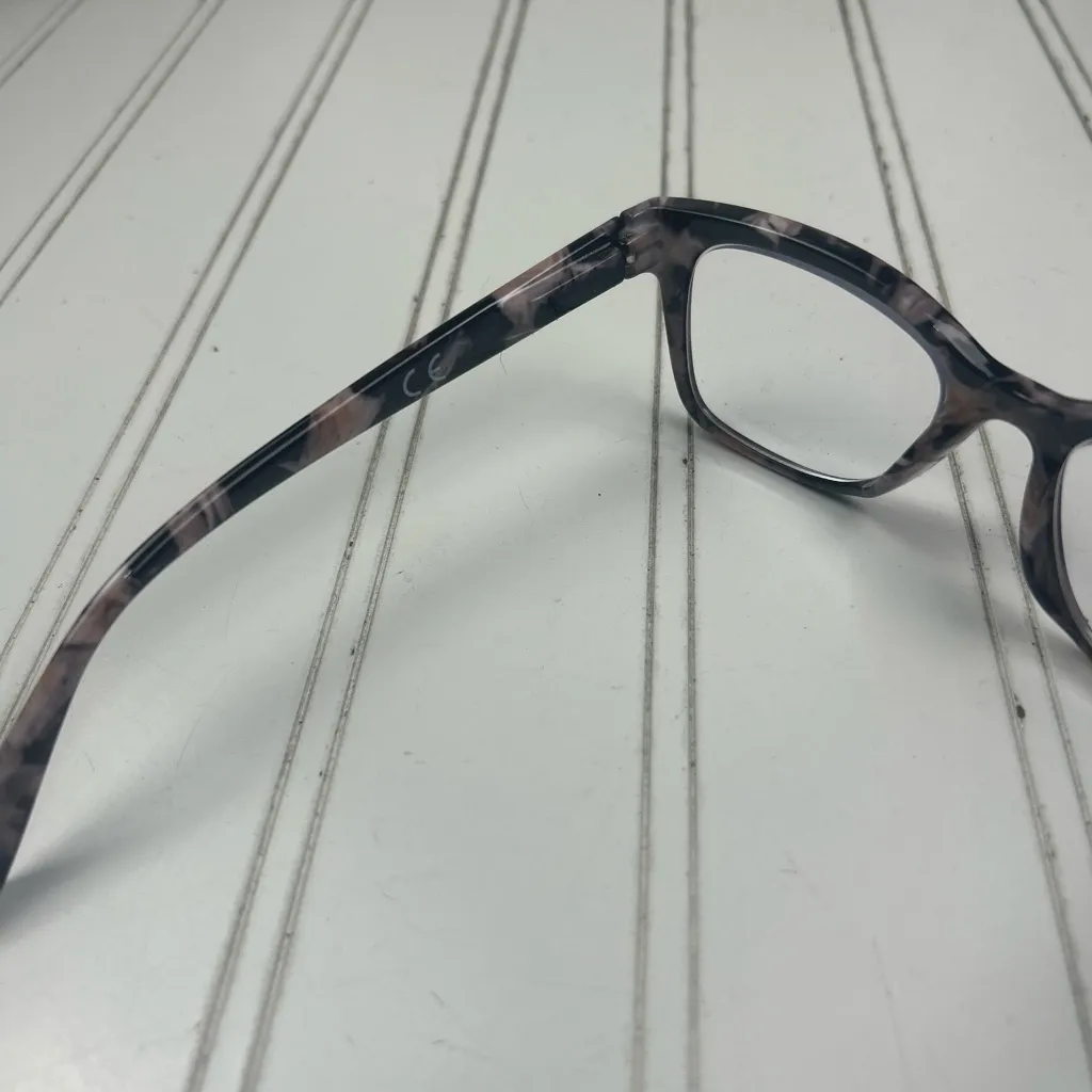Tortoise Print Rectangle Frame Reader Glasses Brown - Image 5