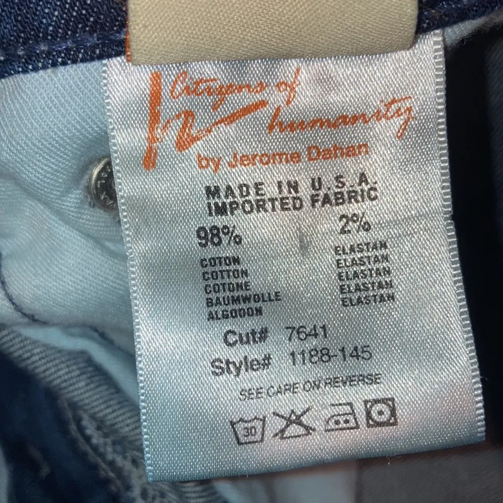 CITIZENS OF HUMANITY Jeans Kelly Cropped Women’s Size 25 / 0 Low Rise CoH Jeans - Image 12