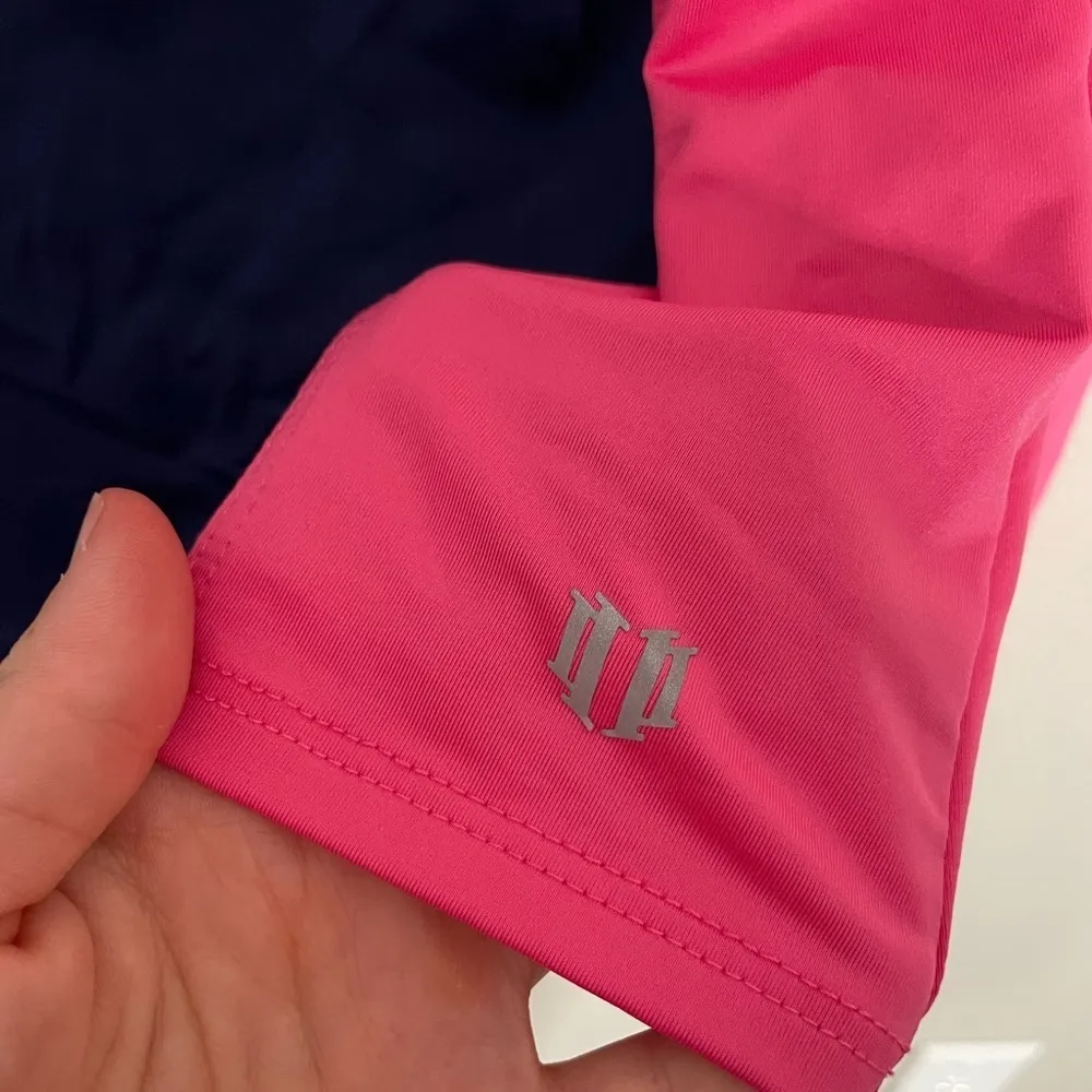 Eleven by Venus Williams Pink Blue Colorblock Athletic Shirt XS - Image 4