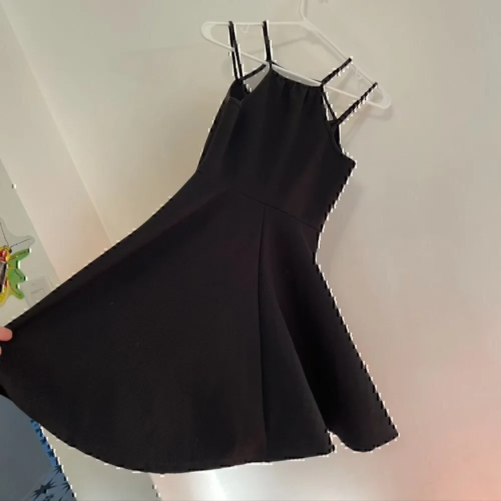 SPARKLE FADE URBAN OUTFITTERS UO Mesh Panel High Neck Skater Dress Black Mini S - Image 10