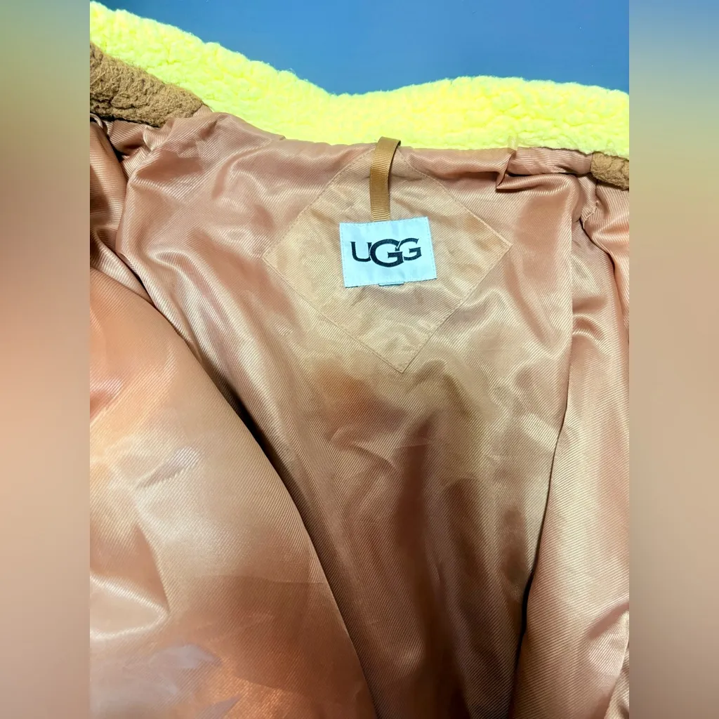 UGG Annalise Teddy Bear Sherpa Jacket - Image 7