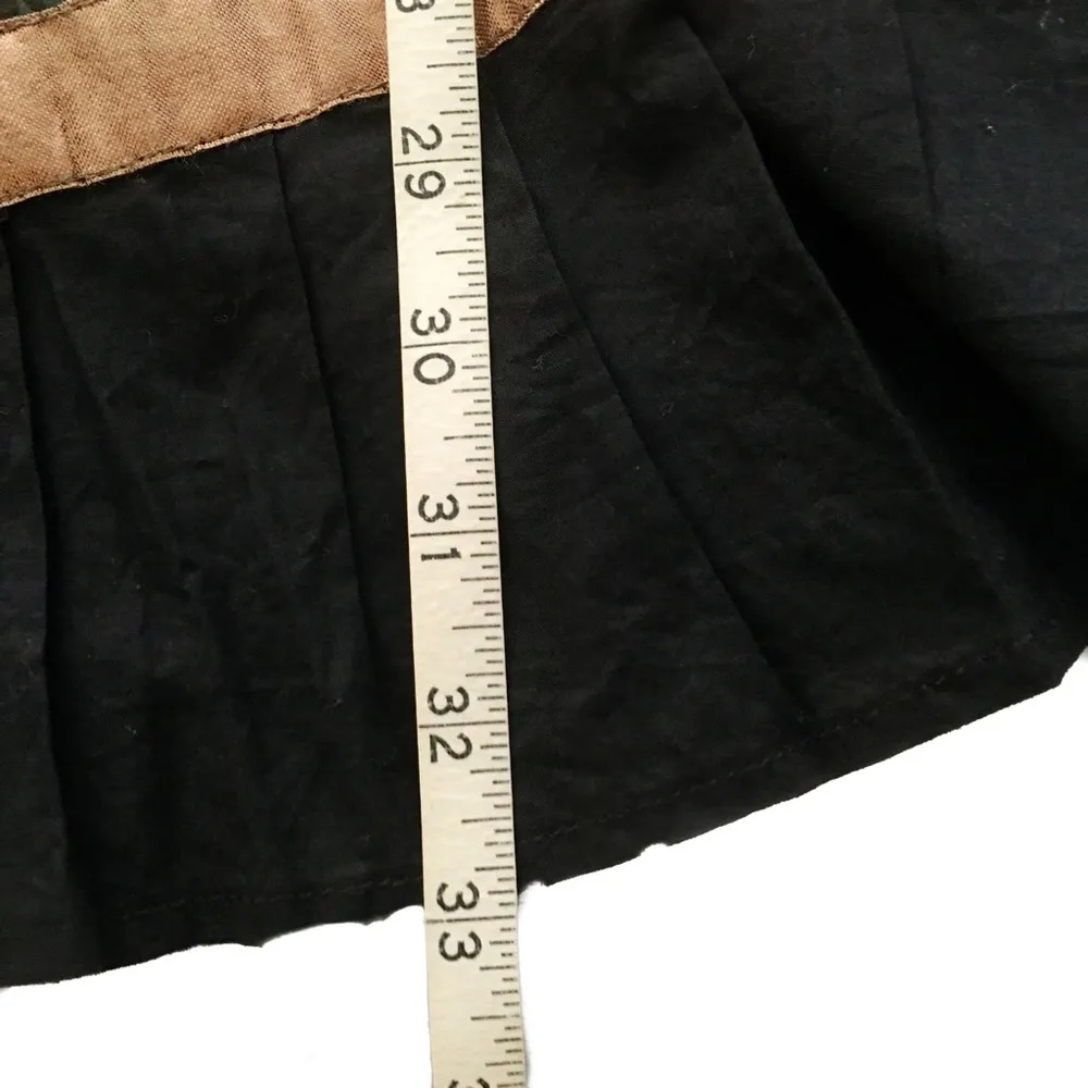 NWOT Women’s Tunic Medium Brown Black Floral - Image 7