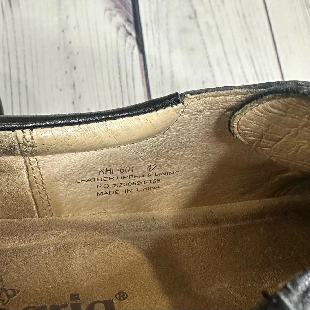 Alegria Khloe KHL-601 Black Leather Comfort Nurse Clog Sz 42 EU (11.5/12 US) - Image 3