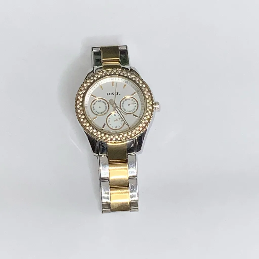 Fossil Riley ES2944 Women's Stainless Steel Analog Dial Quartz Watch - Image 7