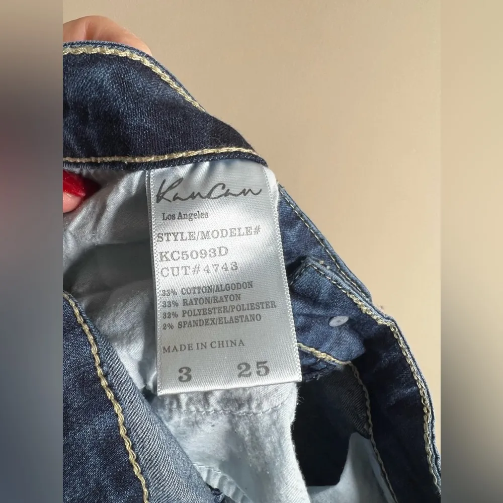 Kancan distressed boyfriend jeans 3/25 Blue - Image 8