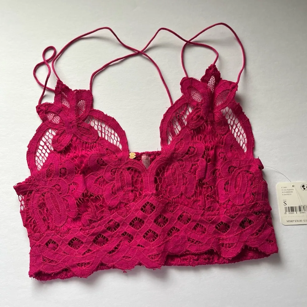 Free People Adella Bralette in rose hypnotic - Image 2