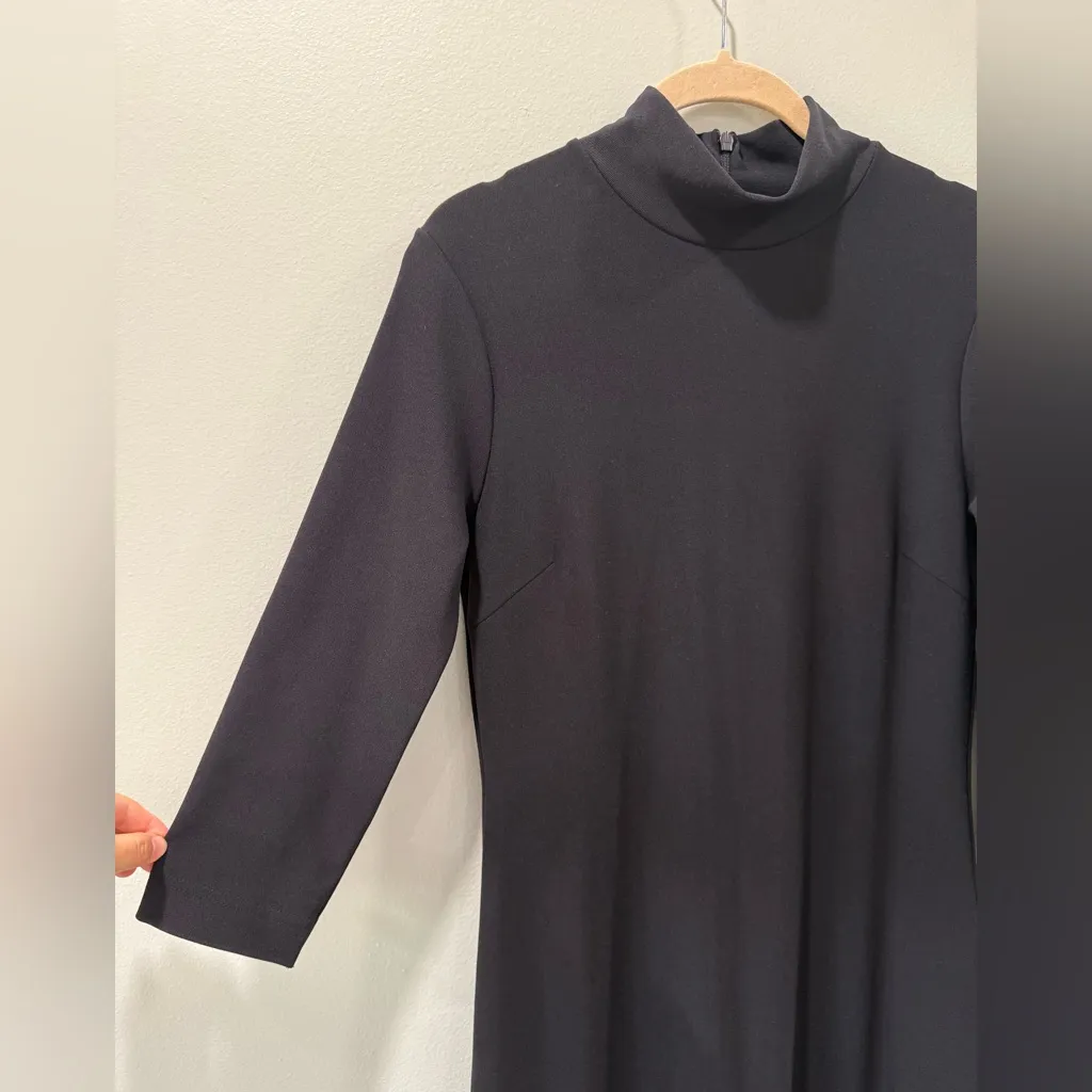 Boston Proper Black Long Sleeve Dress - Image 5