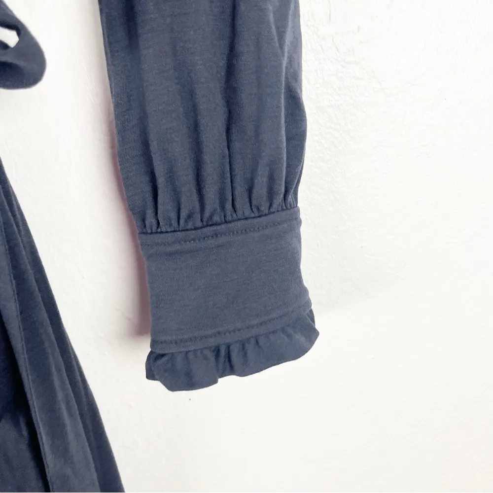 DIANE vonFURSTENBERG Volante 100% Wool Long Sleeves Wrap Dress, Size 8 - Image 8