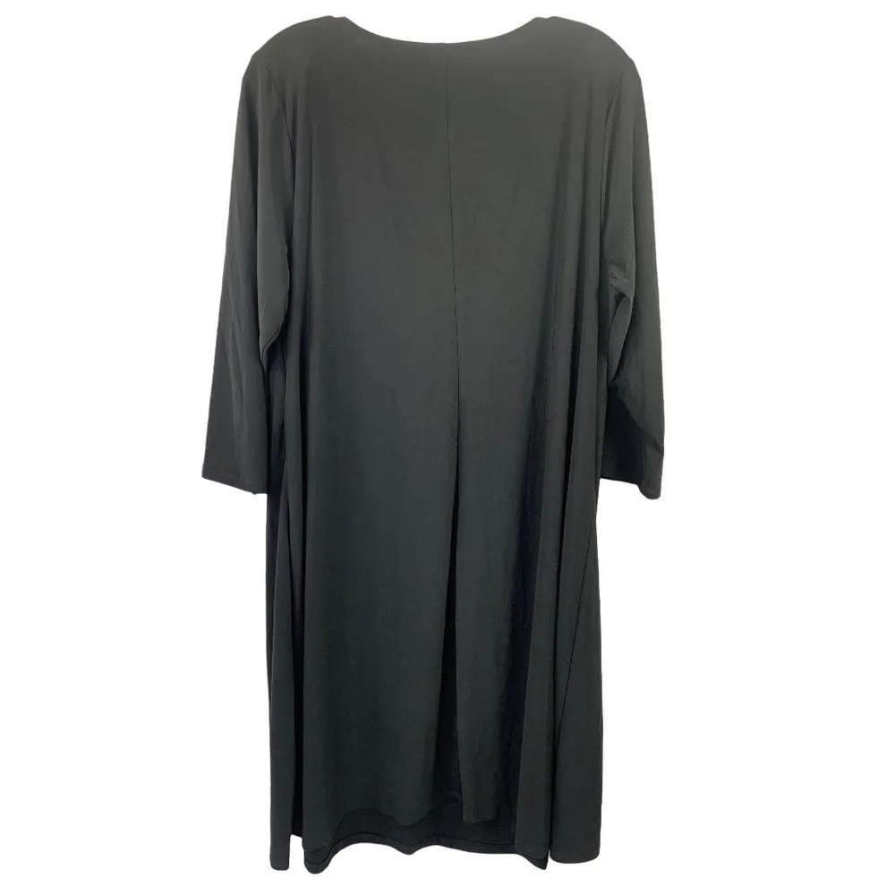 Roz & Ali Women's Black Dress - Image 2