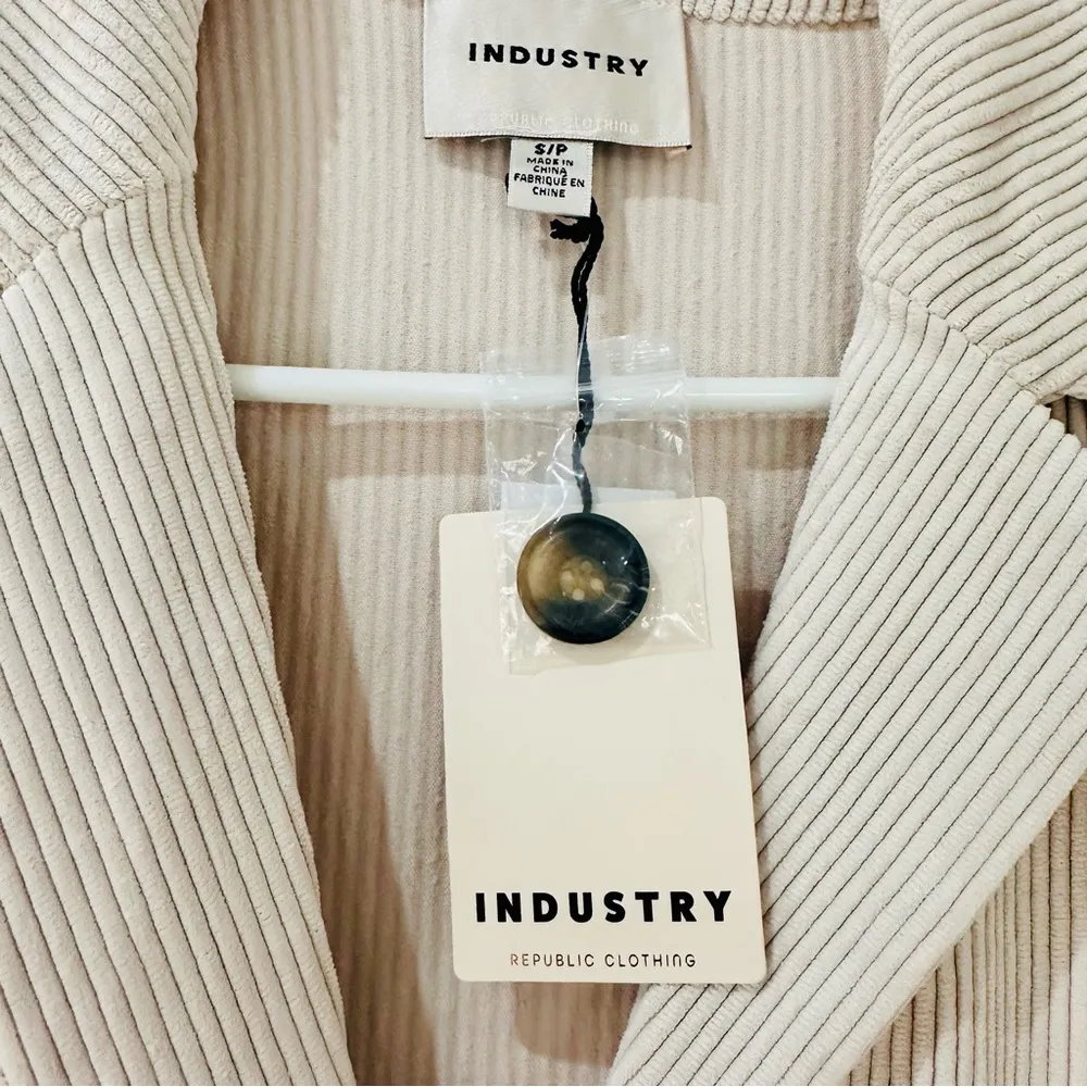 INDUSTRY Corduroy Single Button Blazer/Jacket - Image 3