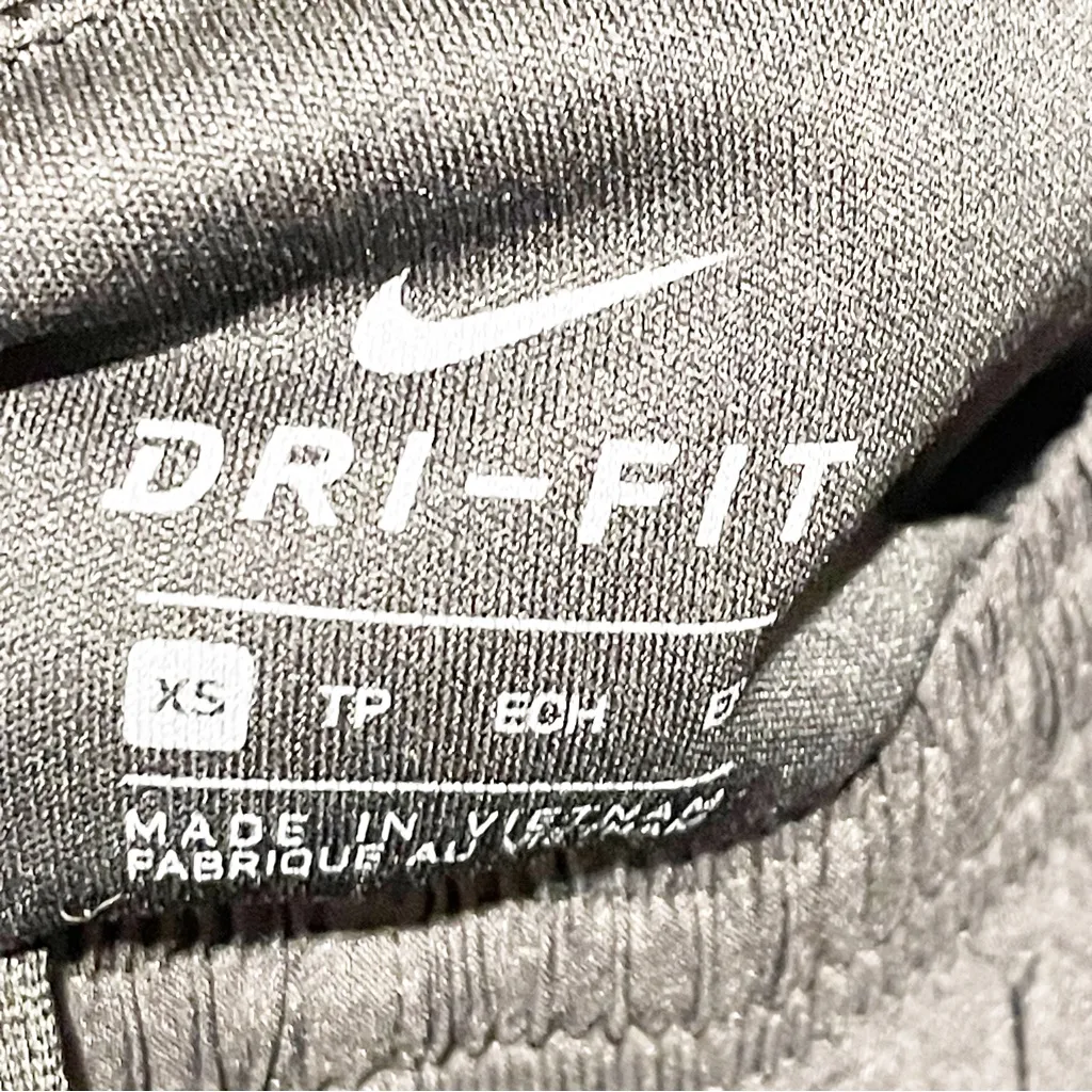 Nike Womens XS Black Dri Fit Running Shorts With Built In Brief‎ Athletic - Image 3