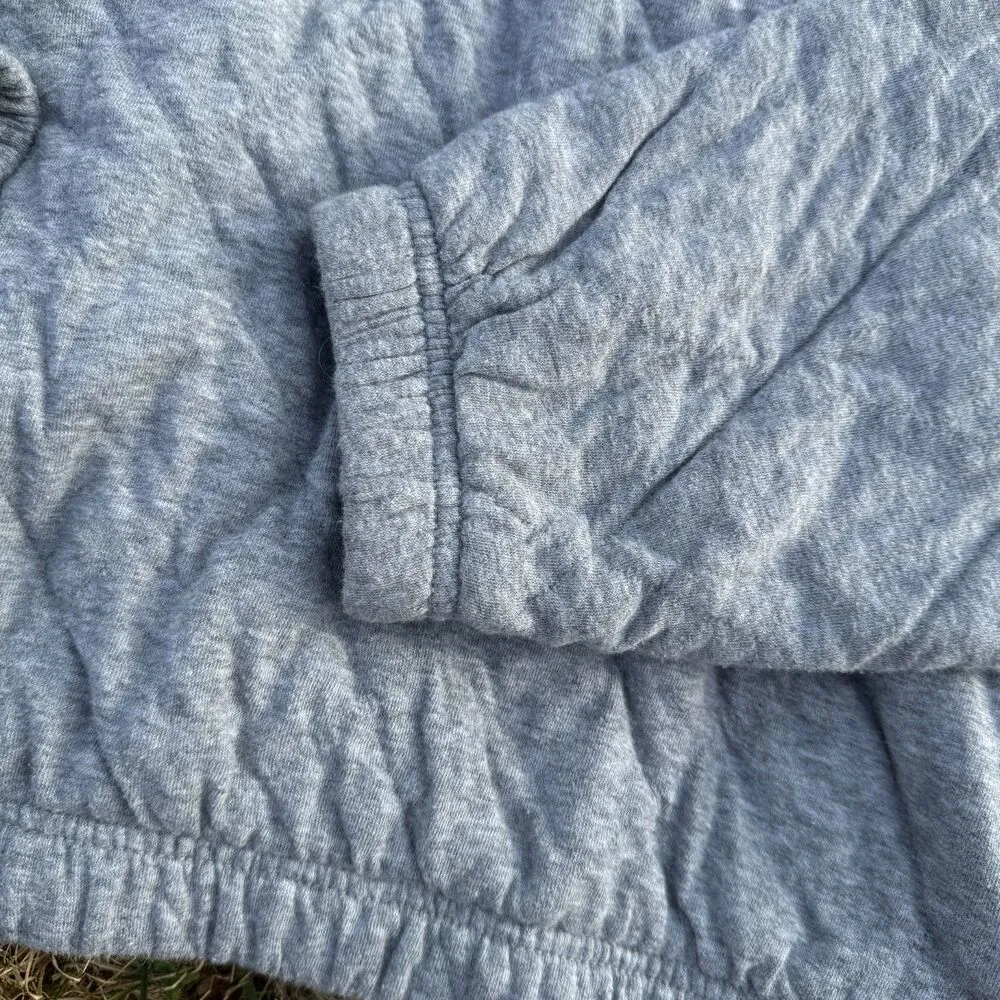 Old Navy Crew-Neck Quarter-Zip Quilted Sweatshirt Womens Medium - Image 3