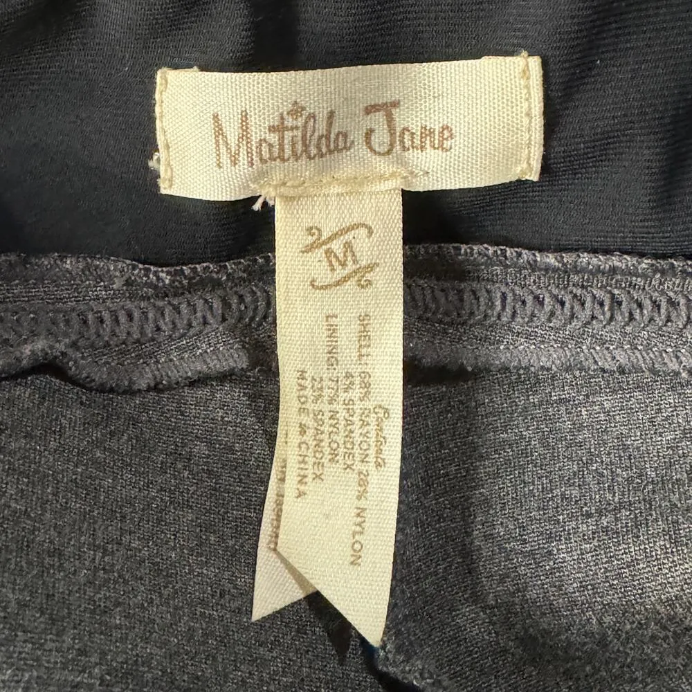 Matilda Jane Medium Just Imagine Ponte Wonder Legging Pants Stretch Flat Front - Image 6