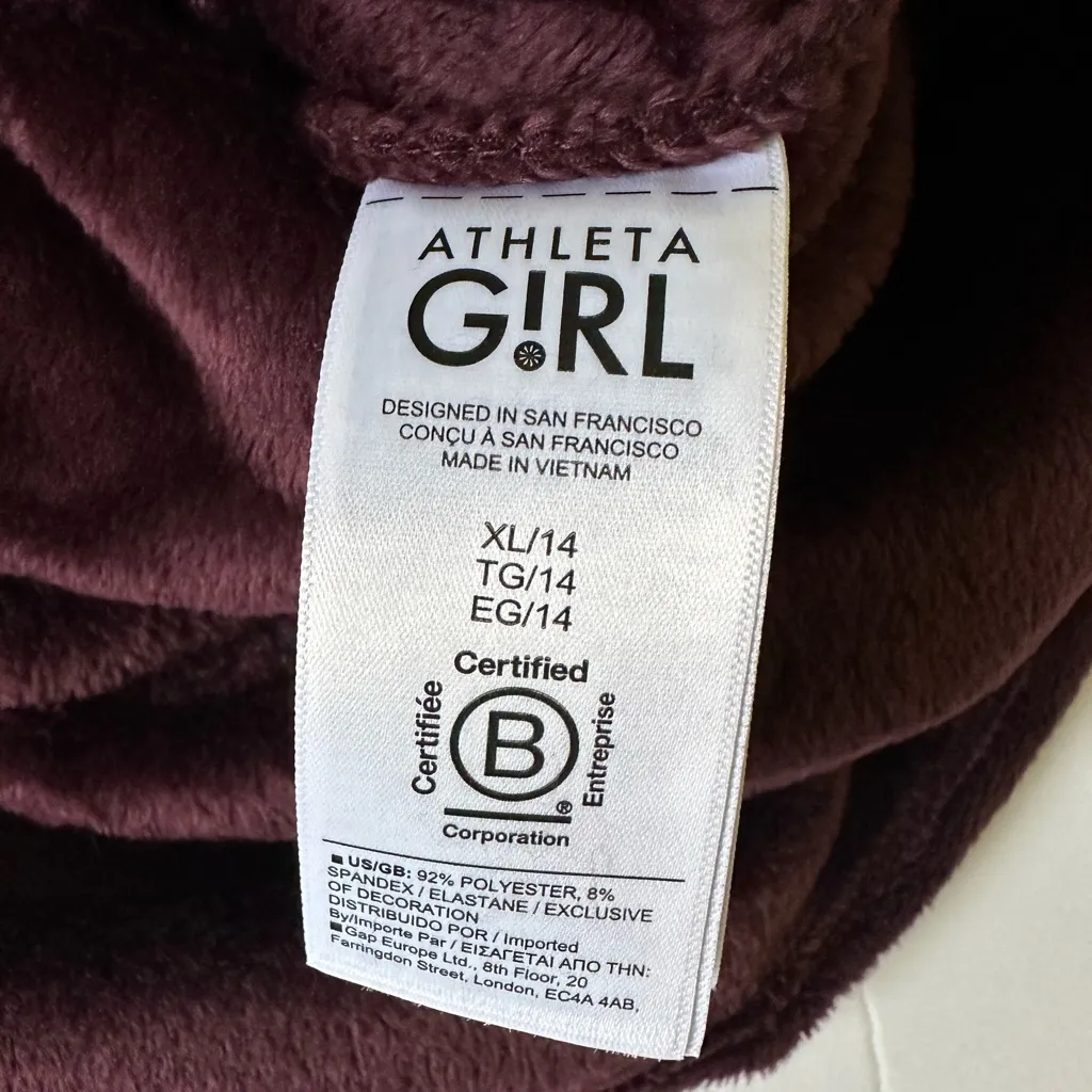 Athleta Girl Feelin Great Fleece Women's Skirt Sz XL - Image 5