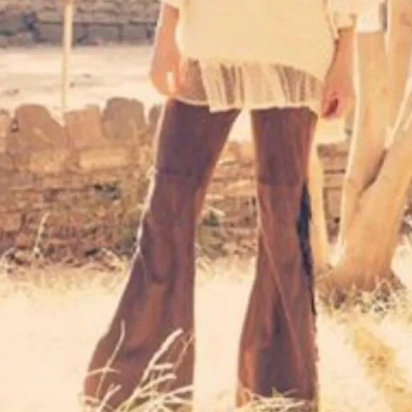  ‎Luxurious Suede Bell Bottoms - Image 6