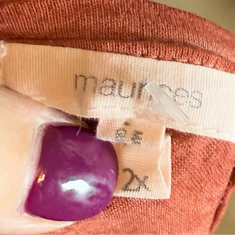 Maurices Terracotta Blouse - Image 4